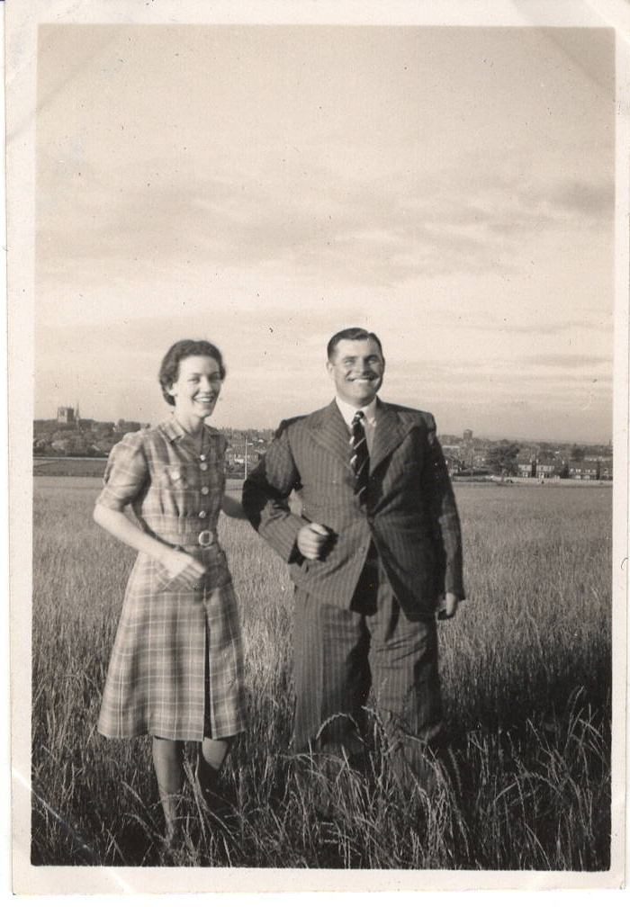 Threlfall_5: Ormskirk Parish Church in the background. Location unknown - but note the background similarity to that depicted in the 1848 landscape by Robert Tonge (header image)